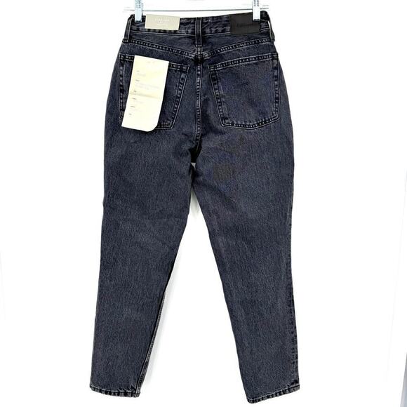 Everlane NWT The 90s Cheeky Straight Denim Jeans Women’s Size 27R Washed Black - Picture 3 of 11